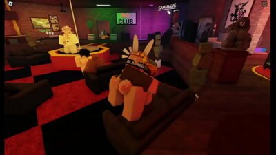 Bunny girl gets fucked in casino